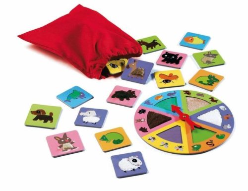 Tapintható állatok - Tactilo lotto animals - Társasjáték - Djeco