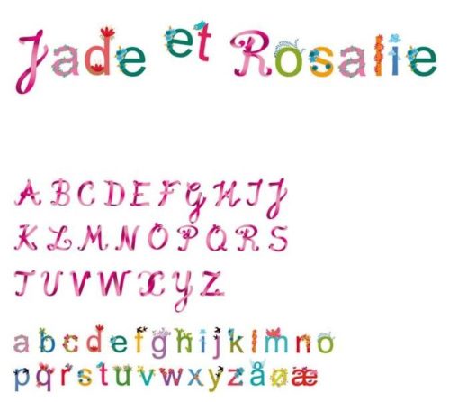 Girls alphabet - Betűkészlet lányoknak - Djeco