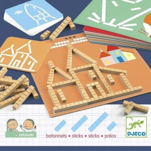 Hosszúság mértékegység - Eduludo sticks - Fejlesztőjáték - Djeco