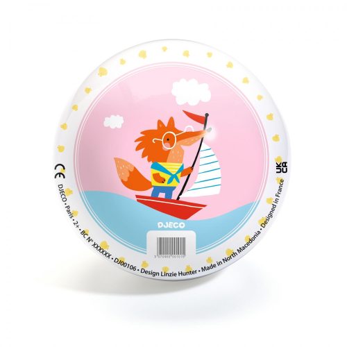 Ringat a víz 12 cm gumilabda - Love boat ball - DJ00106