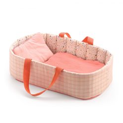   Mózeskosár rózsaszín - Szerepjátékhoz - Bassinet Pink Lines - DJ07844