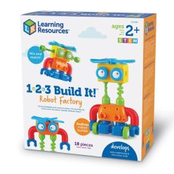   Robotépítő készlet kicsiknek - 1-2-3 Build It!™ Robot Factory (LER2869)