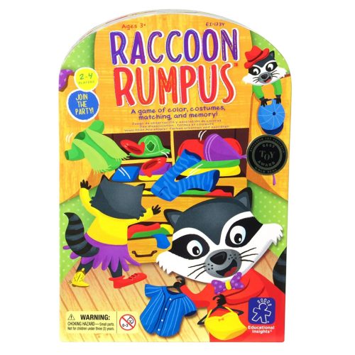 Öltöztetős társasjáték - Raccoon Rumpus (EI-1734)