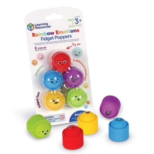 Rainbow Emotion Fidget Poppers (LER5573)