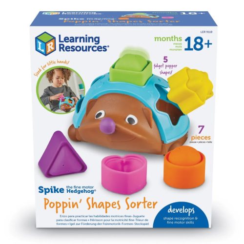 Formabedobó - Spike The Fine Motor Hedgehog Poppin’ Shapes Sorter (LER9118)