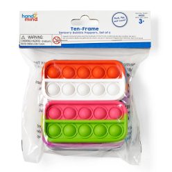 Ten-Frame Sensory Bubble Poppers (6 db) - pop it (95439)