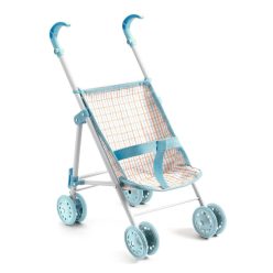   Kék babakocsi 44 cm - Szerepjáték - Stroller Djeco - DJ07784