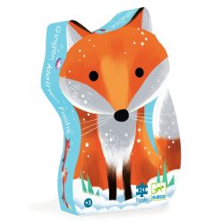   Ginger a róka - Formadobozos puzzle 24 db - Ginger, little fox - DJ07285