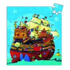   Barbarossa kapitány hajója, 54 db-os formadobozos puzzle - Barbarossa's boat - 54 pcs - Djeco