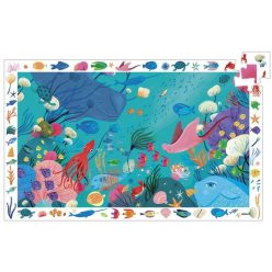   Élet a tengerben, 54 db-os megfigyelő puzzle - Aquatic - 54pcs - Djeco