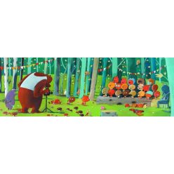   Erdei csoportkép, 100 db-os puzzle - Forest Friends - 100 pcs - Djeco