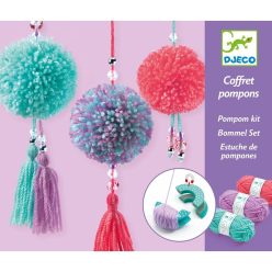   Nyaklánc Pom-pom - Pom-pom készítő - Pendant Pompoms - Djeco