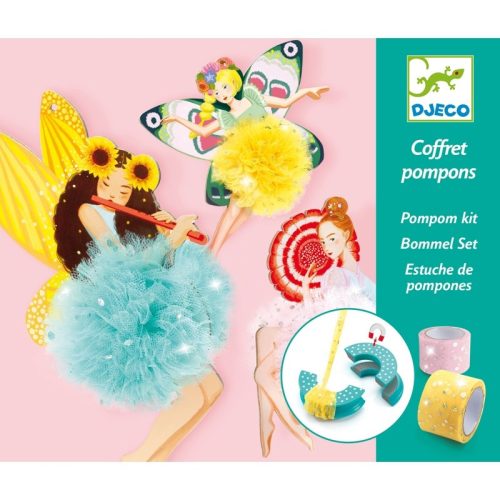 Tündér pom-pom - Pom-pom készítő - Fairy Pompoms - Djeco