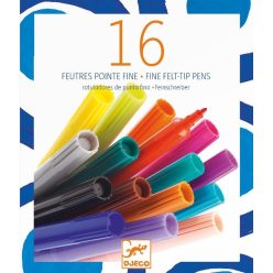   Filctoll szett 16 darabos - 16 thin markers - Djeco - DJ08796