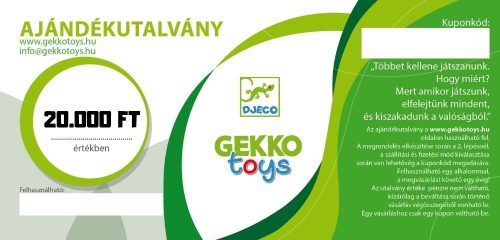 Ajándékutalvány Gekkotoys 20.000 Forint